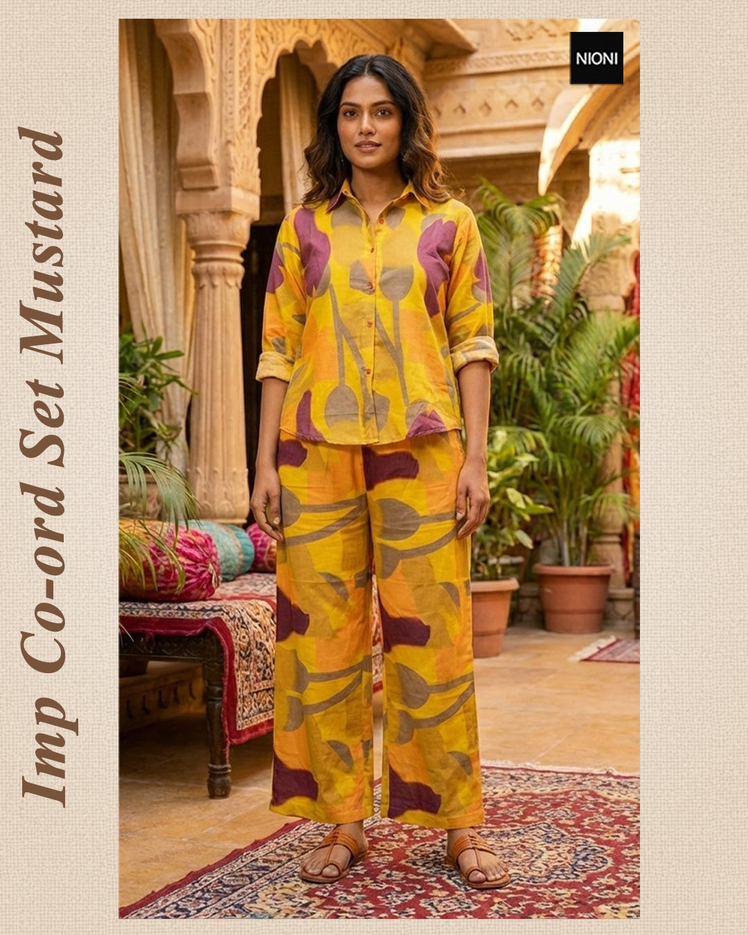 Imp Co-ord Set Mustard 2